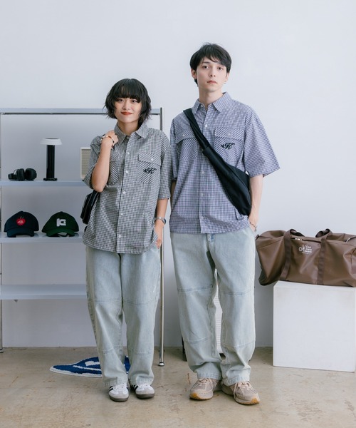 kaoyorinakami シャツ kaonaka check shirts / カオナカハートチェック