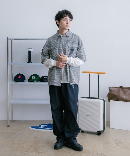 kaoyorinakami シャツ kaonaka check shirts / カオナカハートチェック 