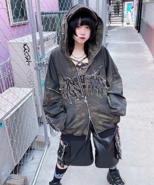 REFLEM パンツ 「REFLEM/レフレム」2WAYワイドボンテージPUレザー