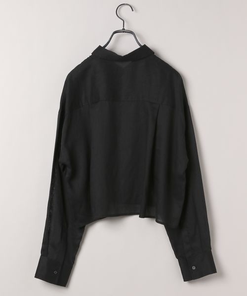 「JEANASIS」 長袖シャツ SMALL ブラック レディース