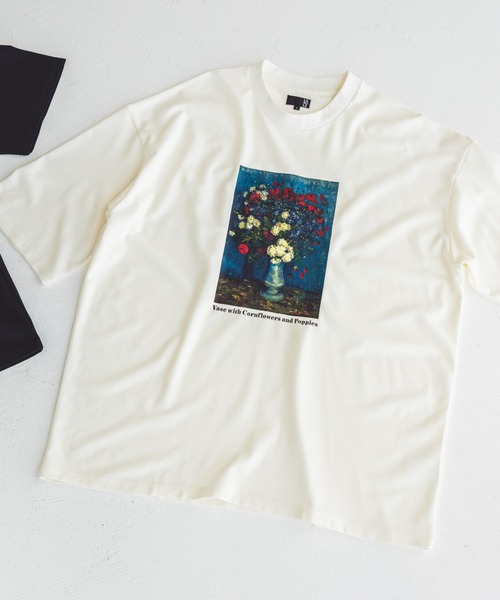 絵画 flk041155 LAKOLE tシャツ 「ラコレ アート」絵画グラフィックT / 588515
