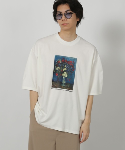 LAKOLE tシャツ 「ラコレ アート」絵画グラフィックT / 588515