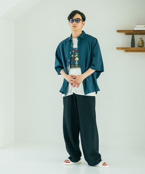 LAKOLE（ラコレ） tシャツ アート」絵画グラフィックT / 588515 メンズ