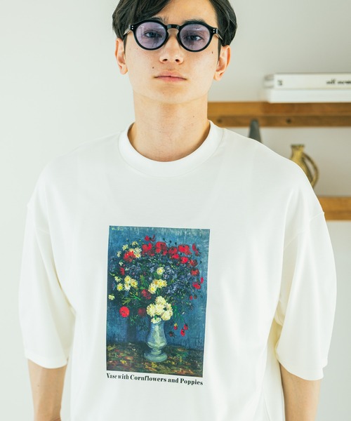 LAKOLE（ラコレ） tシャツ アート」絵画グラフィックT / 588515 メンズ