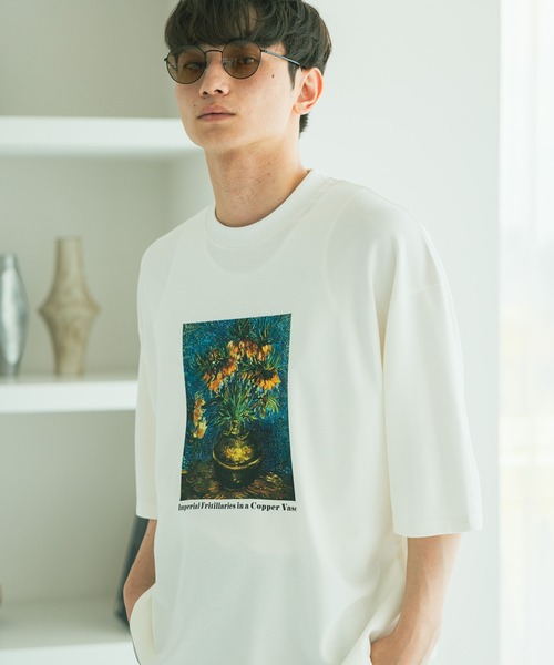 LAKOLE（ラコレ） tシャツ アート」絵画グラフィックT / 588515 メンズ