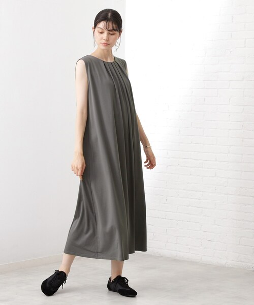 THE SHOP TK ワンピース 「WEB限定」カットソーワンピース「洗濯機OK
