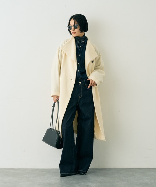 【スペシャル】vintage　50s フーデットコーディロイ　コート Deadstock】50s French Vintage Atelier Coat “Black Chambray & Brown
