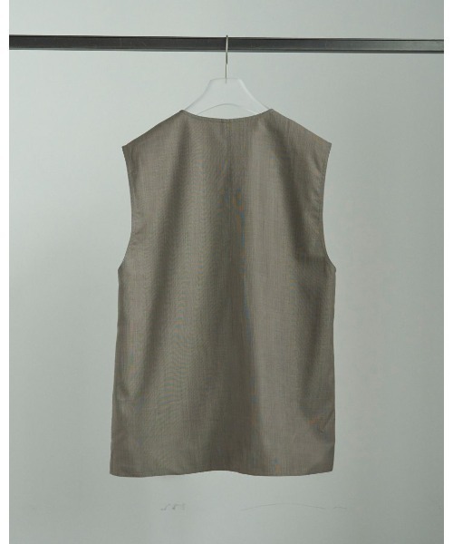 anuke（アンヌーク） ベスト ジレ anuke Vneck Stitch Vest レディース