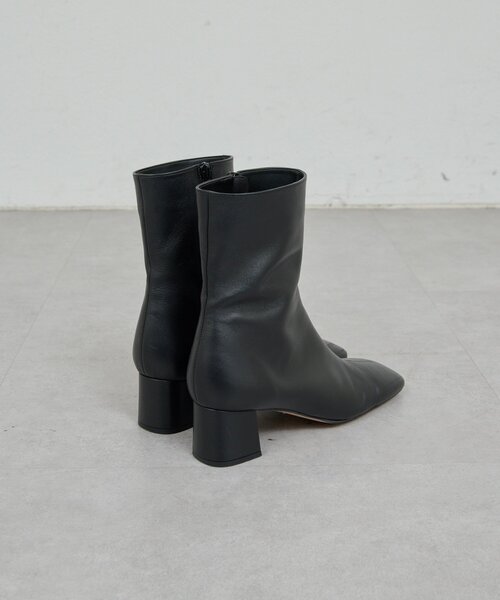 GALLARDAGALANTE 【2.718】スクエアショートブーツ 黒 新品 GALLARDAGALANTE｜【2.718】スクエアショートブーツ | Rakuten Fashion