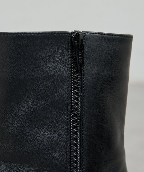 GALLARDAGALANTE 【2.718】スクエアショートブーツ 黒 新品 GALLARDAGALANTE｜【2.718】スクエアショートブーツ | Rakuten Fashion