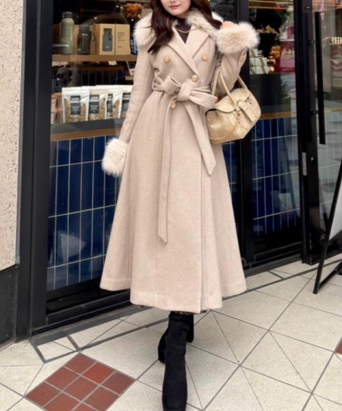 rienda（リエンダ） ステンカラーコート コート 2WAYラグジュアリー