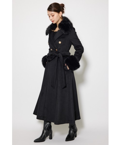 rienda ステンカラーコート コート 「2025AW」2WAYラグジュアリー