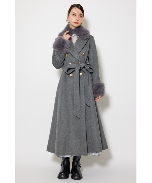 rienda（リエンダ） ステンカラーコート コート 2WAYラグジュアリー