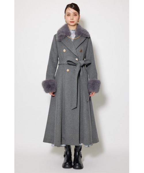 rienda（リエンダ） ステンカラーコート コート 2WAYラグジュアリー