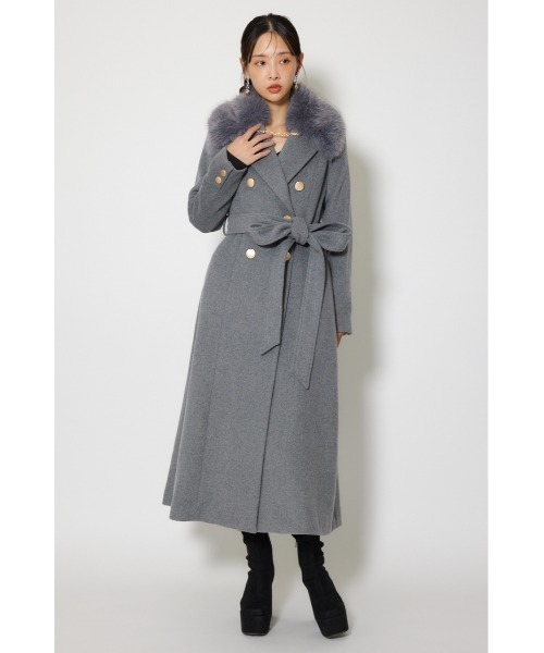 rienda（リエンダ） ステンカラーコート コート 2WAYラグジュアリー