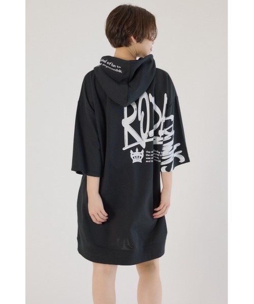 ゆかさん専用 ロデオクラウンズ　パーカーワンピース 黒・グレー2点セット RODEO CROWNS WIDE BOWL（ロデオクラウンズワイドボウル） ワンピース