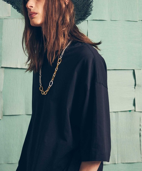 MAISON SPECIAL（メゾンスペシャル） 半袖Tシャツ 1 イエロー メンズ