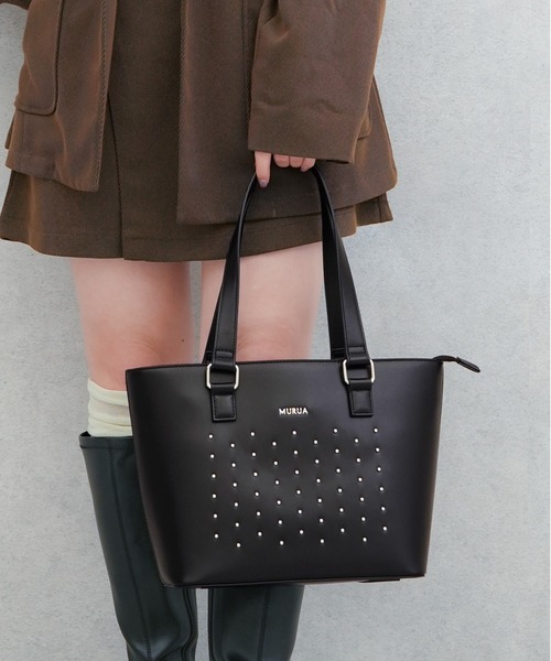 MURUA（ムルーア） トートバッグ STUDS SERIES トートバッグ 