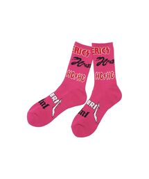 HYSTERIC GLAMOUR（ヒステリックグラマー） 靴下 METAL LOGO柄