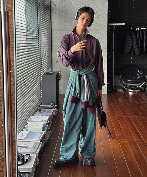 MASONPRINCE パンツ ルーズフィット サイドライン トラックパンツ MASONPRINCE パンツ ルーズフィット サイドライン トラックパンツ