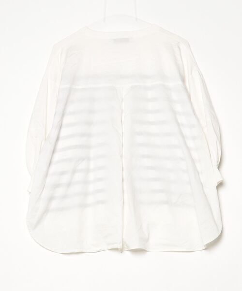 「Torrazzo Donna」 ボーダー柄長袖ニット FREE ホワイト レディース_画像2