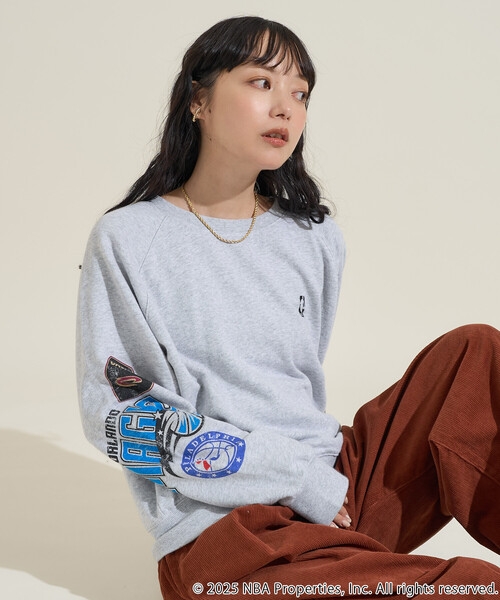 FREAK'S STORE（フリークスストア） トレーナー スウェット NBA袖ロゴ