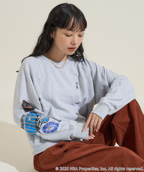 FREAK'S STORE（フリークスストア） トレーナー スウェット NBA袖ロゴ