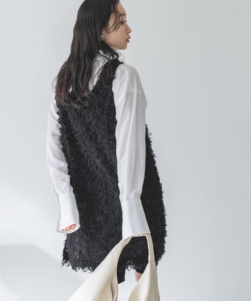 「JEANASIS」 ノースリーブトップス FREE アイボリー レディース_画像2