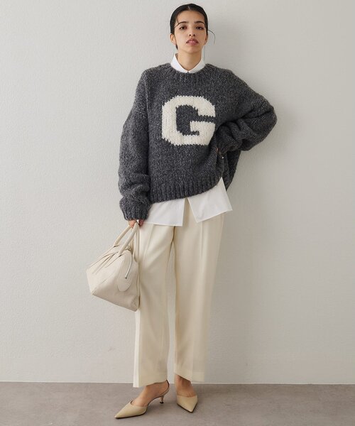 Whim Gazette(ウィム ガゼット) ニット セーター Gハンドニットプル Whim Gazette(ウィム ガゼット) ニット セーター Gハンドニットプル