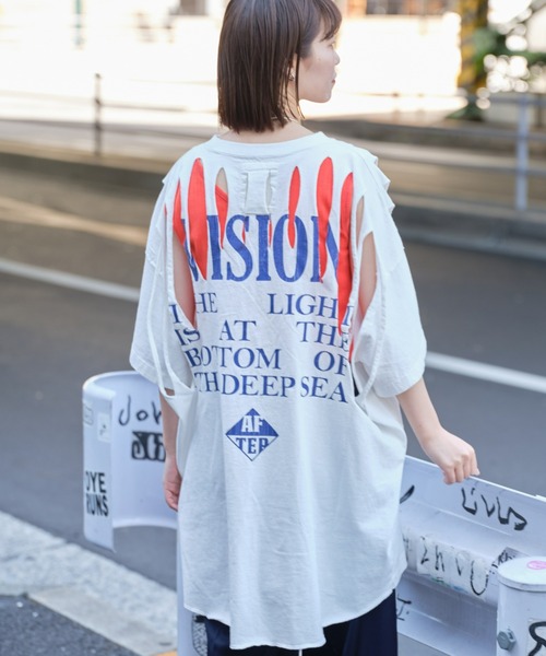 「etsinta」 半袖カットソー ONE SIZE ブラック レディース_画像5