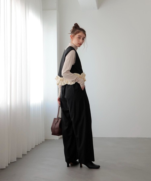 Jines（ジネス） パンツ -3kg見えマニッシュパンツ「WEB限定