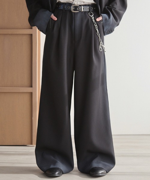 Spielio スラックス 「Spielio」Distressed fade design slacks