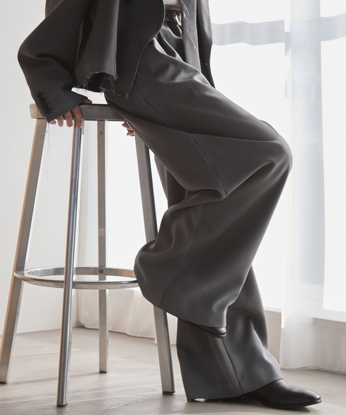 Spielio スラックス 「Spielio」Distressed fade design slacks