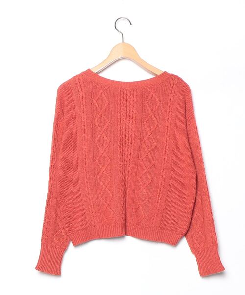 「SUGAR ROSE」 長袖ニット FREE レッド レディース_画像2