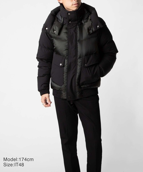 極美品✨モラビトスペル ダウンジャケット 40 黒 ゴールド金具 近年モデル Pyrenex（ピレネックス） ダウンジャケット GOLDIN 4 ゴールディン 4