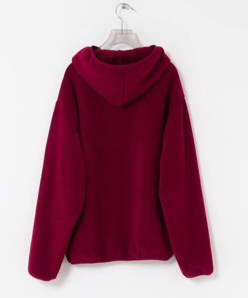 【BORDEAUX】『別注』THOUSAND MILE×URBAN RESEARCH KNIT FREECE HF-ZIP HOODIE THOUSAND MILE（サウザンドマイル） パーカー 「別注」THOUSAND MILE