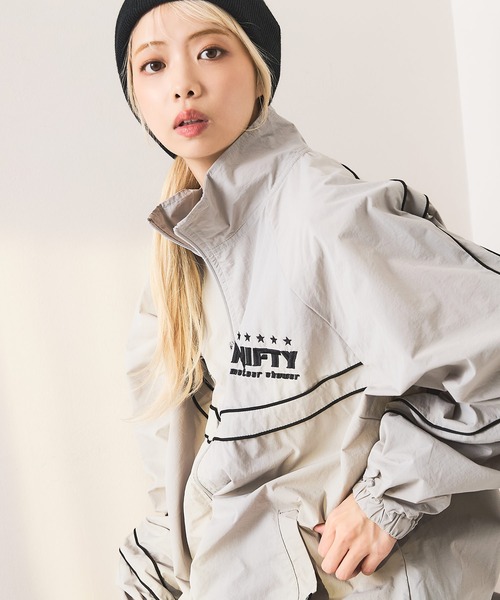 paranoidナイロンジャケット SIT Sound Coach Jaket / Font Designed by PARANOID – Somewhere in Tokyo