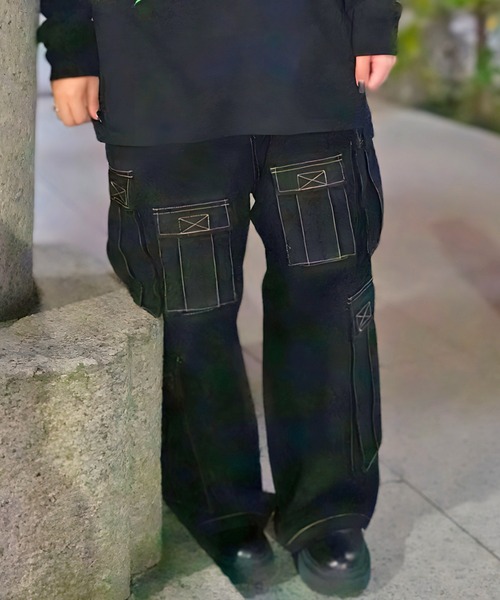 GALFY（ガルフィー） ワイドパンツ カーゴパンツ GA×GALFY-安定の別注
