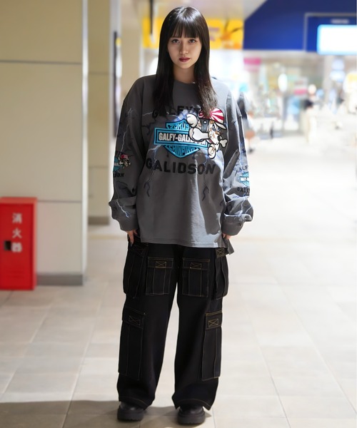 GALFY（ガルフィー） ワイドパンツ カーゴパンツ GA×GALFY-安定の別注
