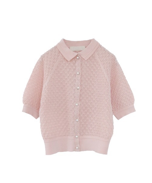 「Marilyn Moon」 ニットカーディガン FREE ホワイト レディース_画像4