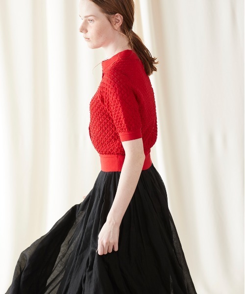 「Marilyn Moon」 ニットカーディガン FREE ホワイト レディース_画像8