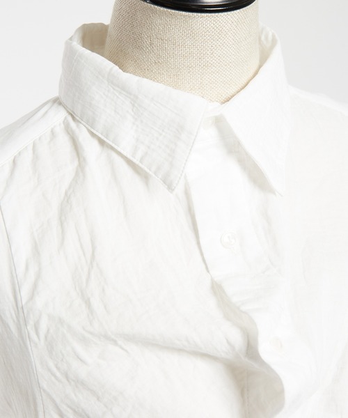 gomme（ゴム） ブラウス シャツ ガーゼフリルブラウス レディース