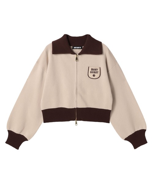 「MARY QUANT」 ブルゾン M ホワイト レディース_画像4