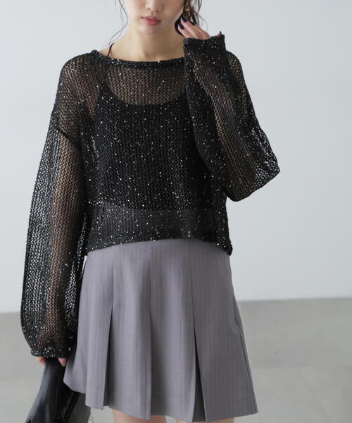 「FREE'S MART」 長袖ブラウス FREE ブラック レディース_画像6