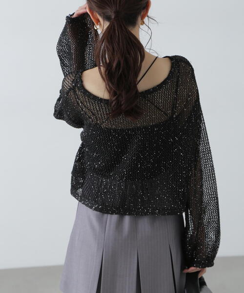 「FREE'S MART」 長袖ブラウス FREE ブラック レディース_画像7