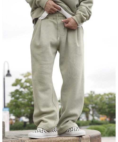 Re:room（リルーム） スウェットパンツ ジャージ タックワイド