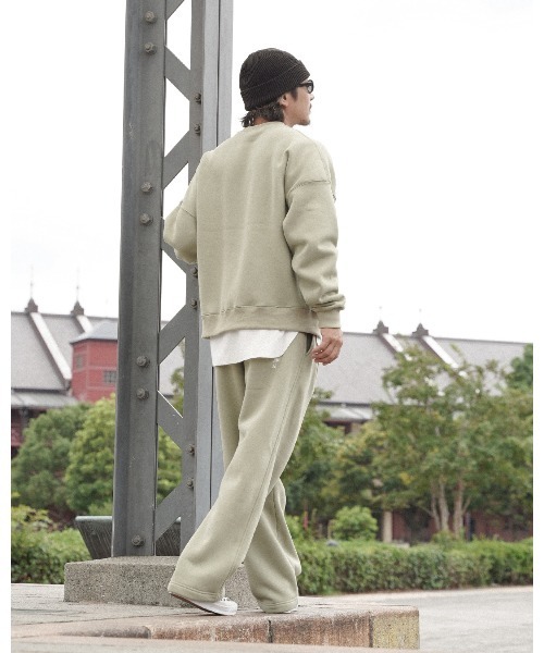 Re:room（リルーム） スウェットパンツ ジャージ タックワイド