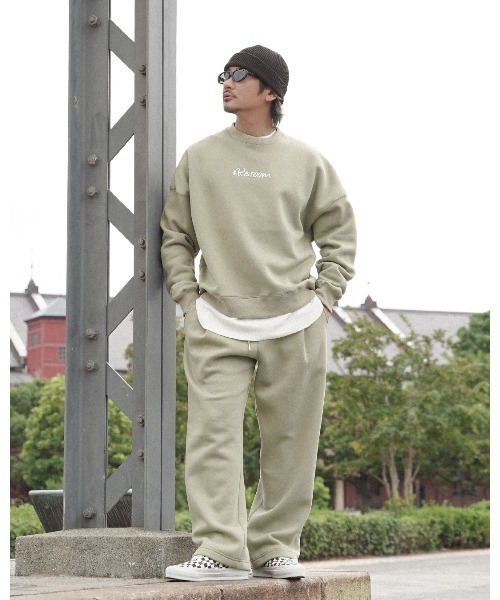 Re:room（リルーム） スウェットパンツ ジャージ タックワイド