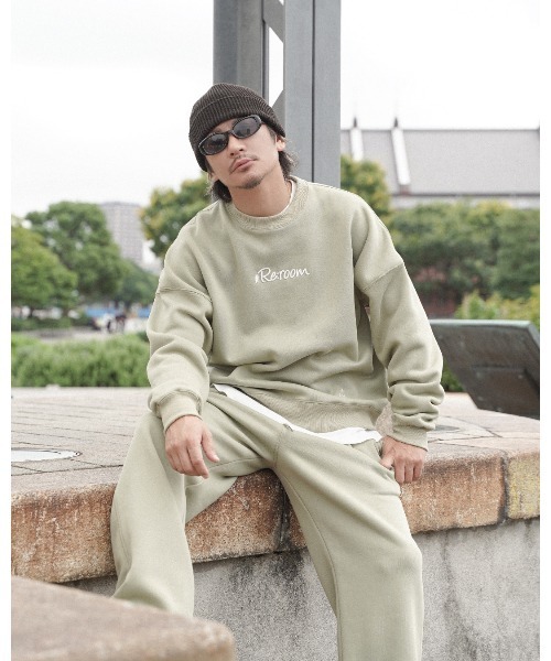 Re:room（リルーム） スウェットパンツ ジャージ タックワイド