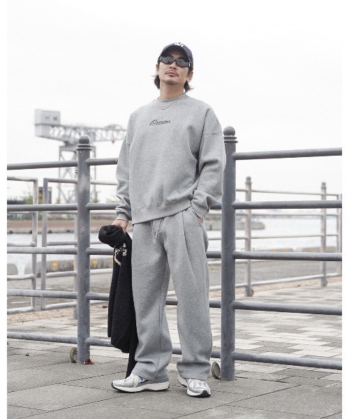 Re:room（リルーム） スウェットパンツ ジャージ タックワイド